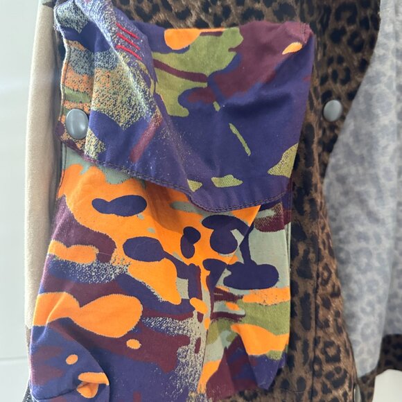 BDG Jenny Camo Print Zip Cropped Utility Jacket - Picture 9 of 14